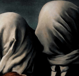 René Magritte, Gli amanti, 1928