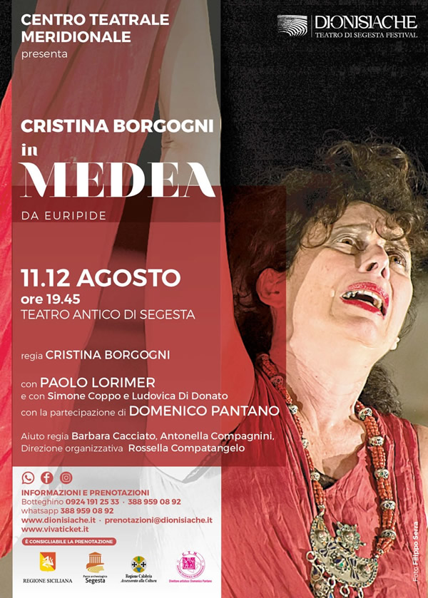 LA “MEDEA” DEL CENTRO TEATRALE MERIDIONALE AL FESTIVAL DIONISIACHE DI SEGESTA