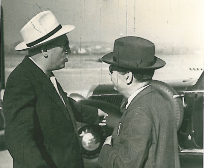 (G. Natale s'intrattiene con P. Nenni)