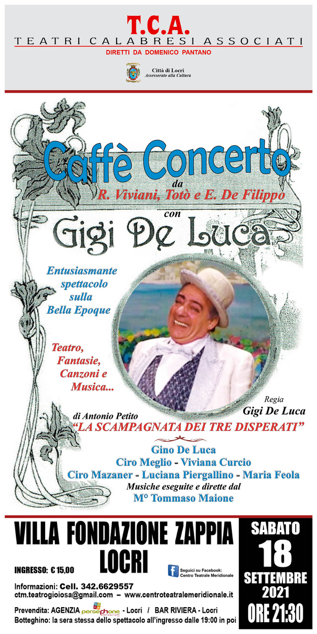 GIGI DE LUCA IN CAFFÈ CONCERTO