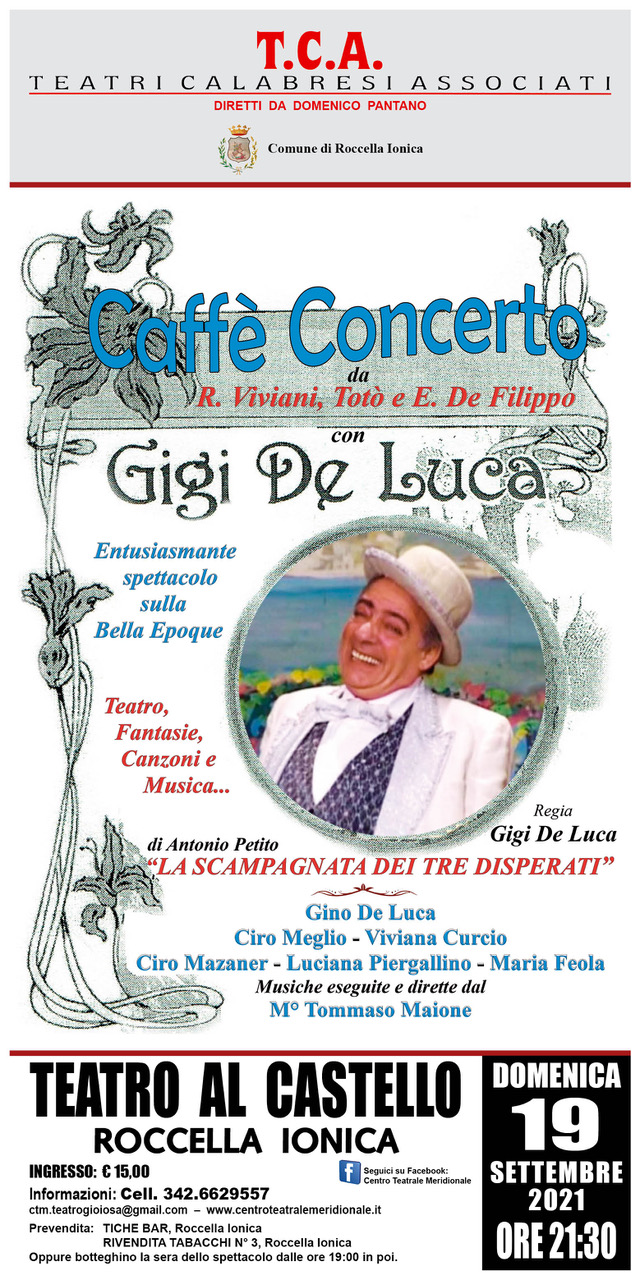 GIGI DE LUCA IN CAFFÈ CONCERTO