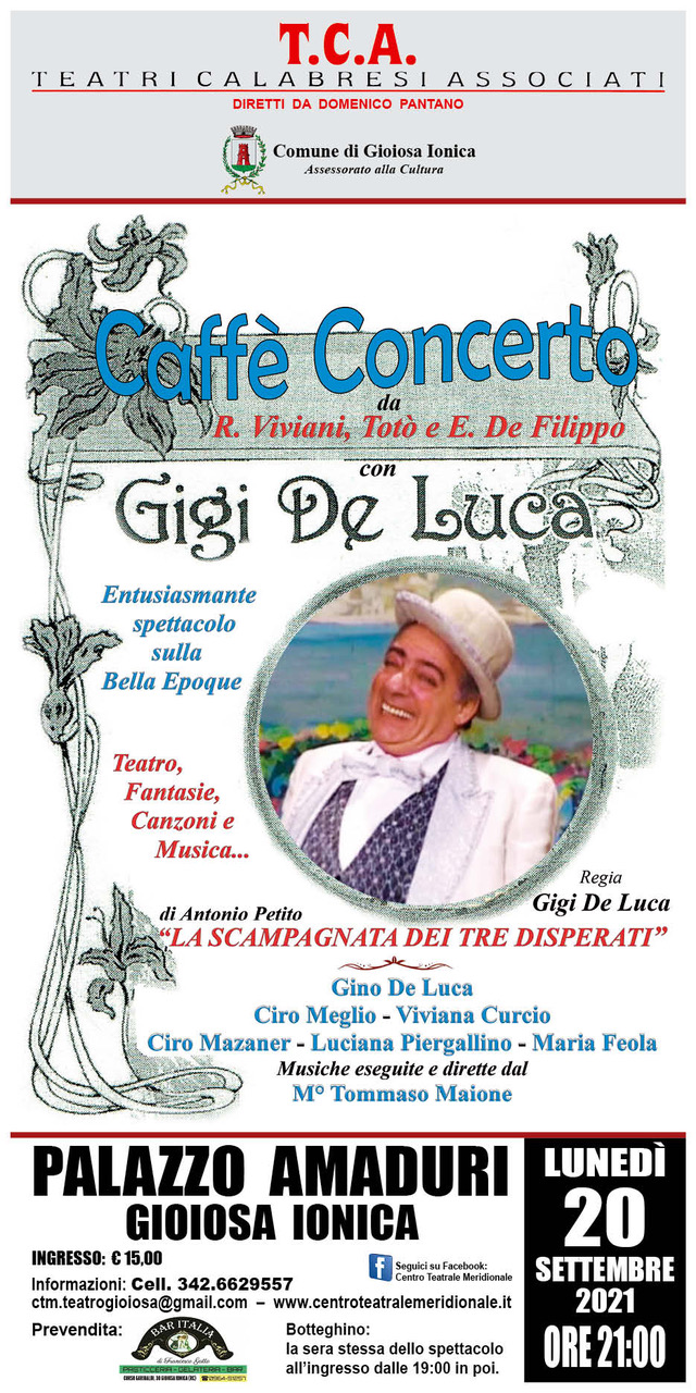 GIGI DE LUCA IN CAFFÈ CONCERTO